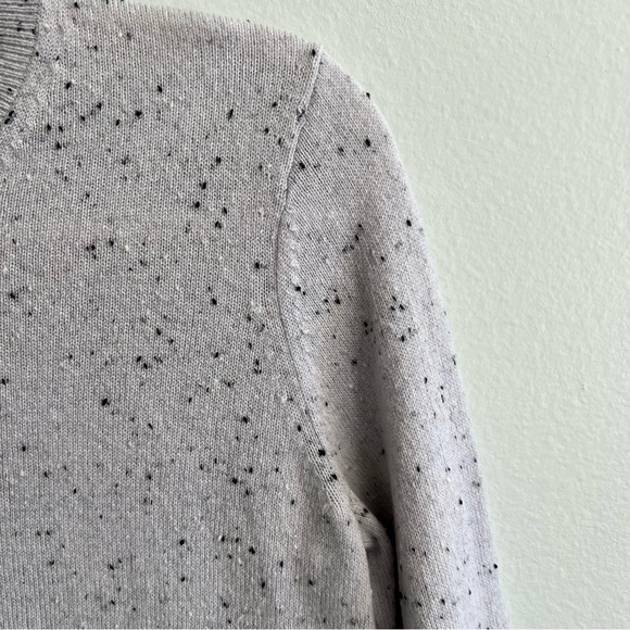 Everlane The 100% Cashmere Crew Neck Speckled Sweater Size Small - Picture 3 of 9